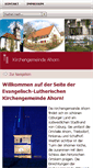 Mobile Screenshot of ahorn-evangelisch.de