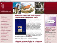 Tablet Screenshot of ahorn-evangelisch.de